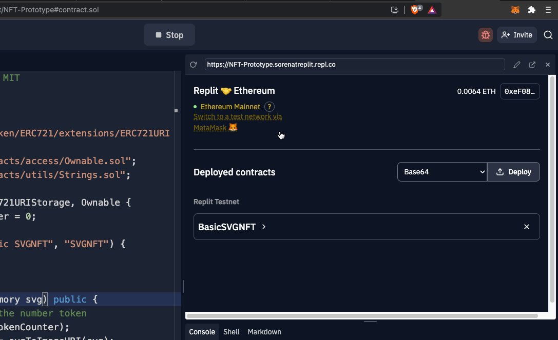 Replit Testnet