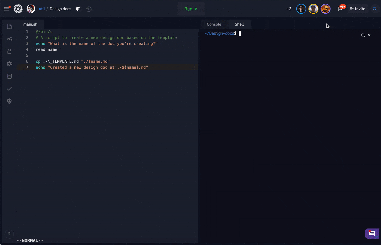 Hover over avatar demo
